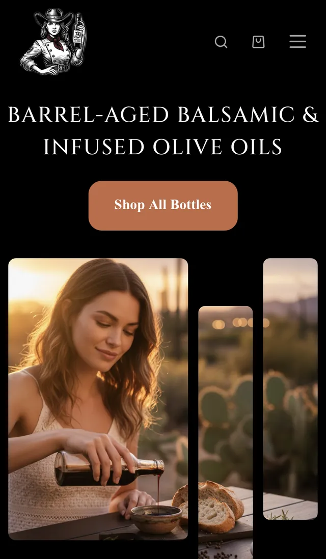 Rogue Fine Foods on mobile